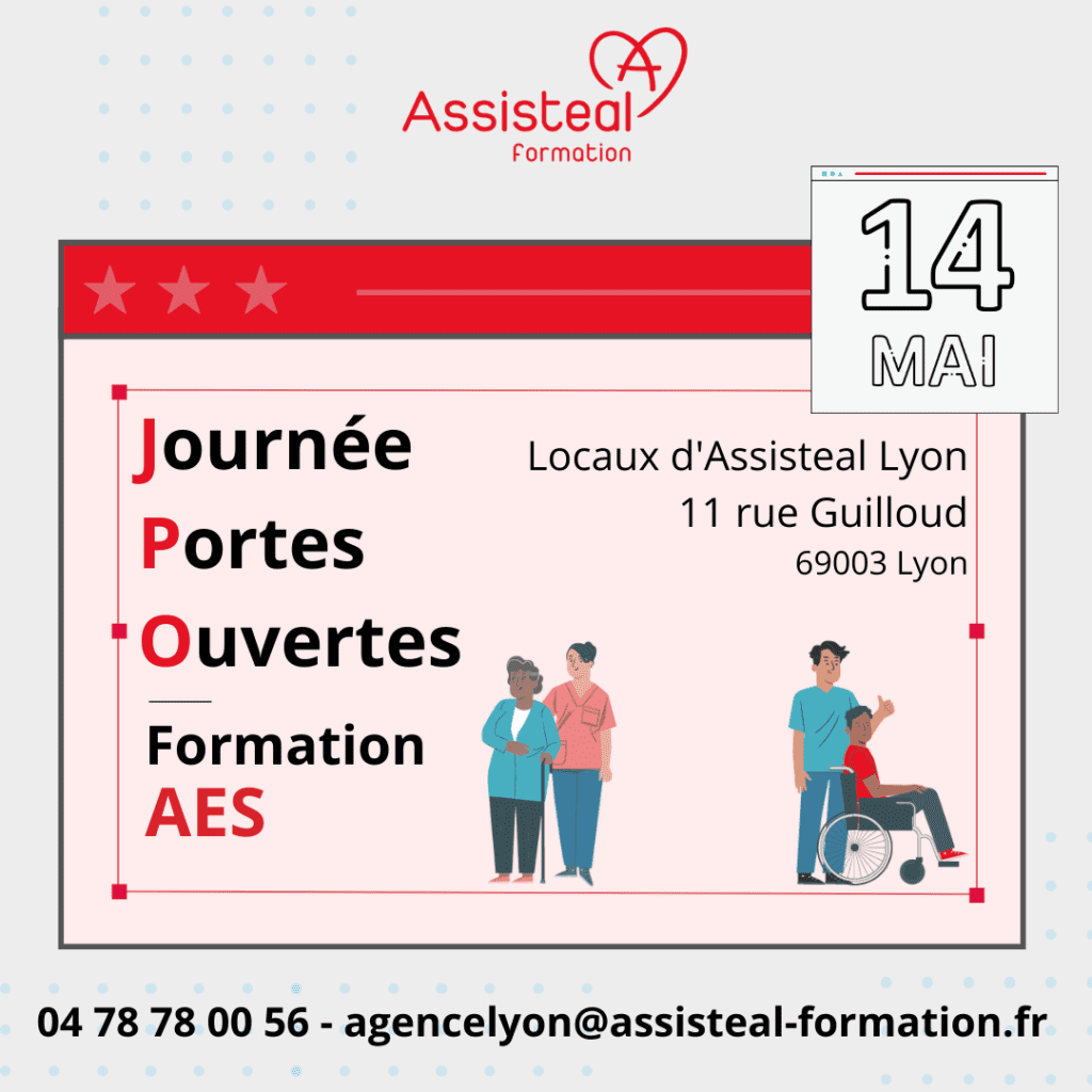 portes ouvertes le 14 mai chez assisteal lyon pour la formation d'accompagnement éducatif et social